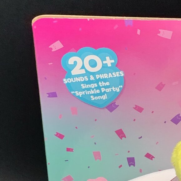 Gabbys Dollhouse Sprinkle Party Cakey Cat Plush Toy Interactive Netflix - Picture 2 of 8